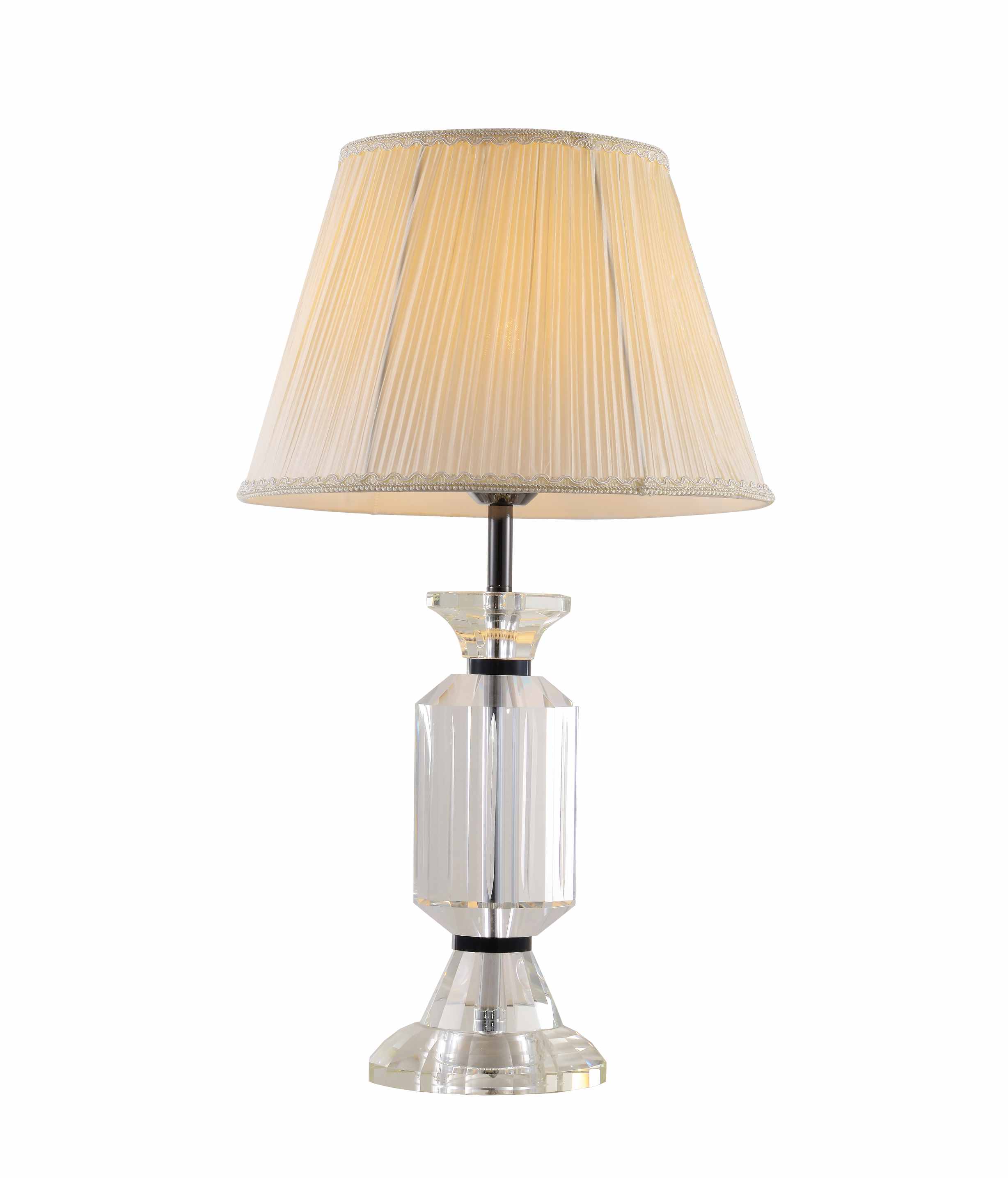 Luksus klar krystall bordlampe