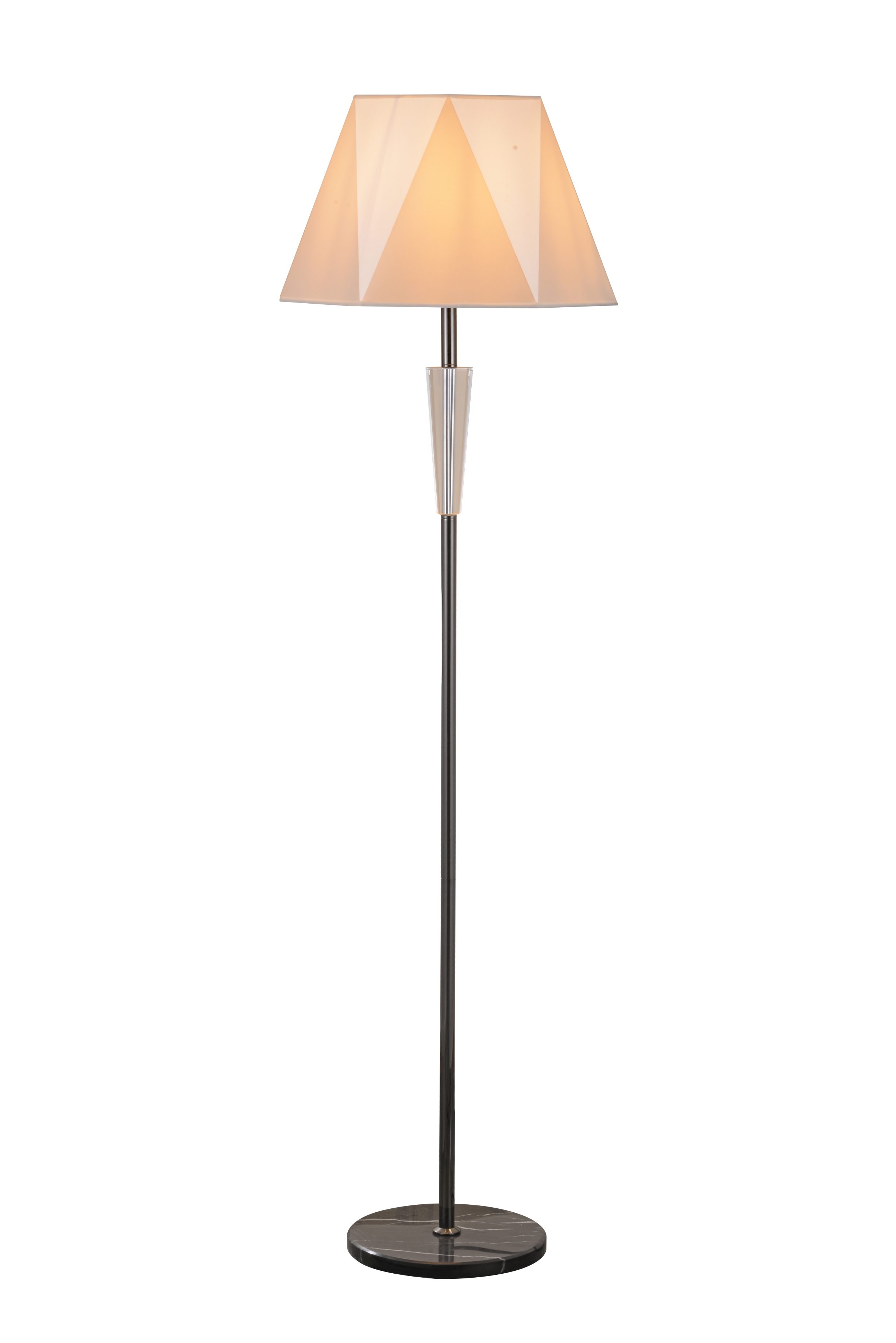 Moderne Crystal Accent stående gulvlampe